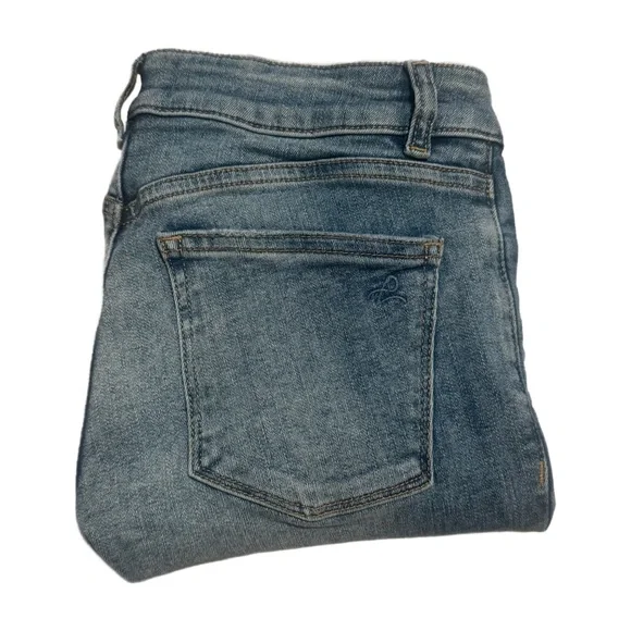 DL1961 Florence Instasculpt Cropped Belmont Blue Jeans Size 24 - Picture 9 of 9